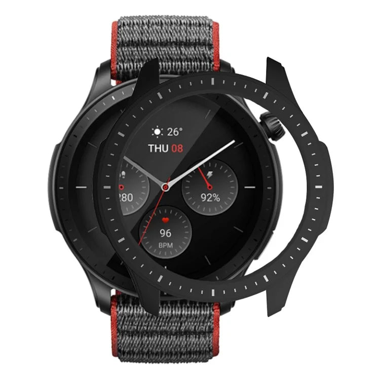 For Huami Amazftit GTR 4 Bumper Frame Cover Hard PC Protective Watch Case