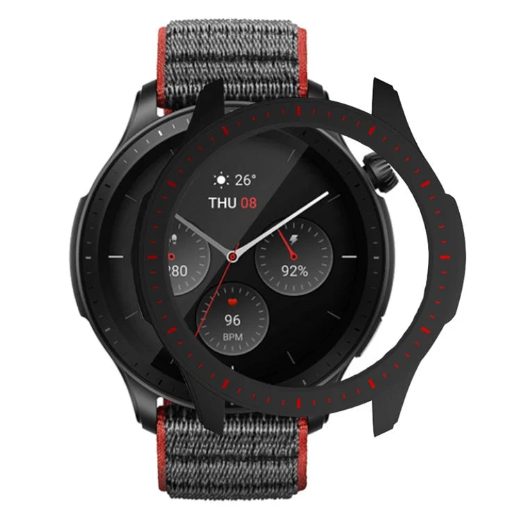 For Huami Amazftit GTR 4 Bumper Frame Cover Hard PC Protective Watch Case