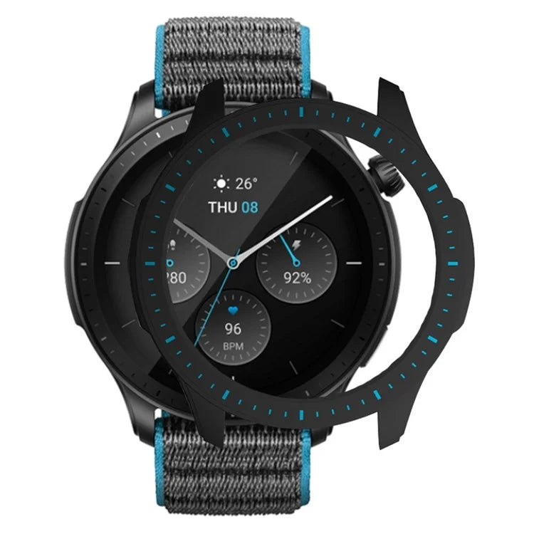 For Huami Amazftit GTR 4 Bumper Frame Cover Hard PC Protective Watch Case