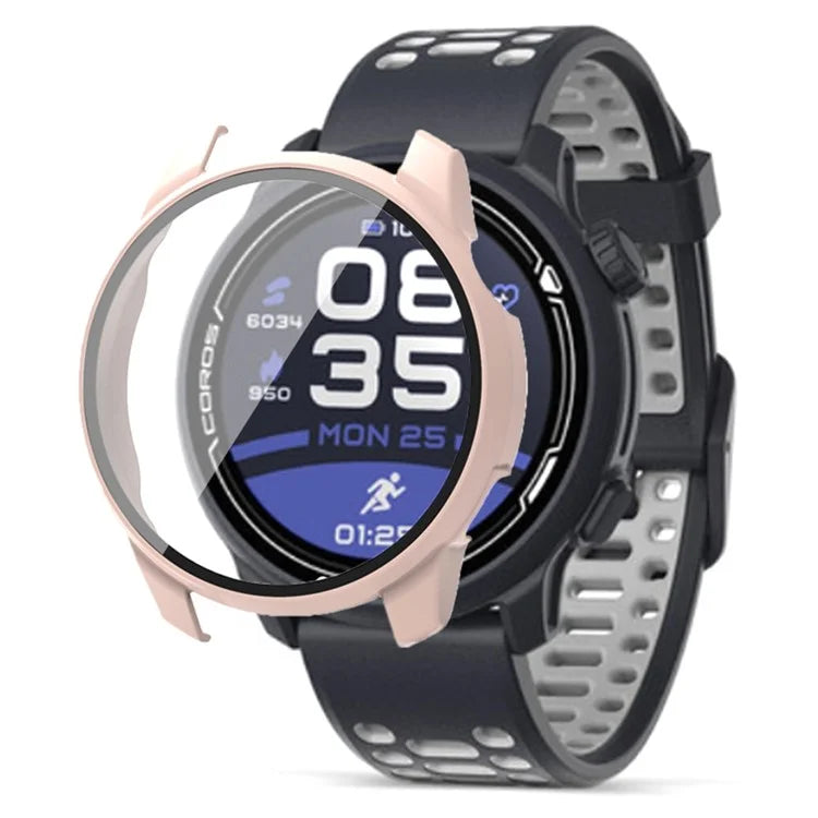 For Coros Pace 2 Watch Case Hard PC Full Protective Cover with Screen Protector