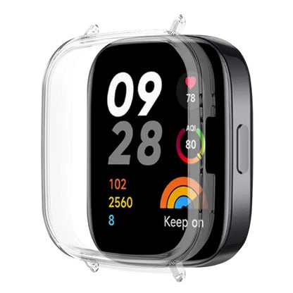 For Xiaomi Redmi Watch 3 Hard PC Bumper Frame Case Protective Cover with 20mm Adapter Connector