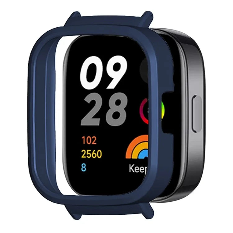 For Xiaomi Redmi Watch 3 Hard PC Bumper Frame Case Protective Cover with 20mm Adapter Connector