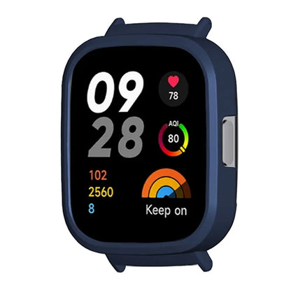 For Xiaomi Redmi Watch 3 Hard PC Bumper Frame Case Protective Cover with 20mm Adapter Connector