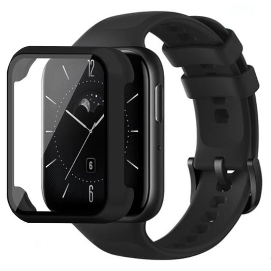 For Oppo Watch 3 Watch Case Electroplated Hard PC Cover with Tempered Glass Screen Film