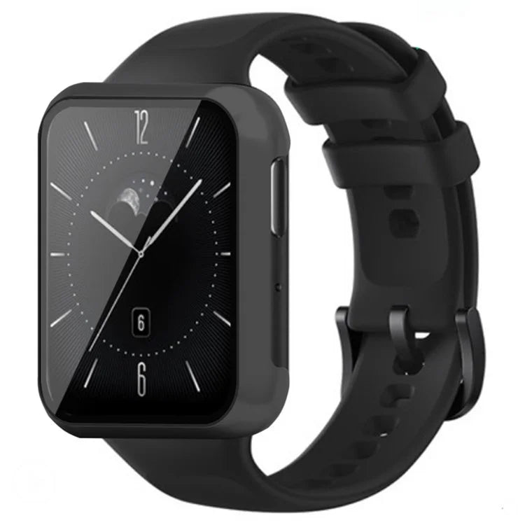 For Oppo Watch 3 Watch Case Electroplated Hard PC Cover with Tempered Glass Screen Film
