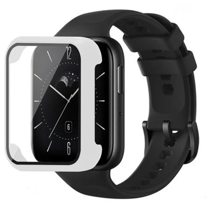 For Oppo Watch 3 Watch Case Electroplated Hard PC Cover with Tempered Glass Screen Film