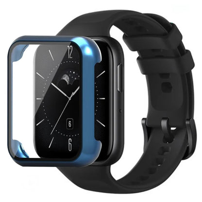 For Oppo Watch 3 Watch Case Electroplated Hard PC Cover with Tempered Glass Screen Film