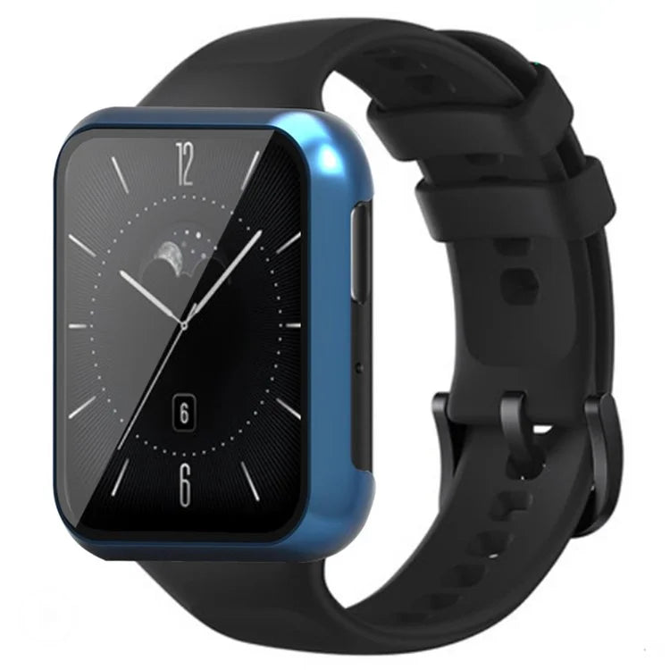 For Oppo Watch 3 Watch Case Electroplated Hard PC Cover with Tempered Glass Screen Film