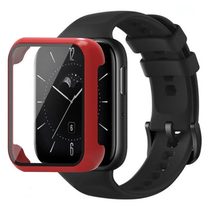 For Oppo Watch 3 Watch Case Electroplated Hard PC Cover with Tempered Glass Screen Film