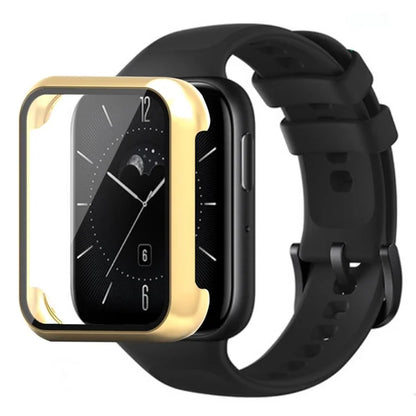 For Oppo Watch 3 Watch Case Electroplated Hard PC Cover with Tempered Glass Screen Film