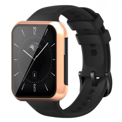 For Oppo Watch 3 Watch Case Electroplated Hard PC Cover with Tempered Glass Screen Film