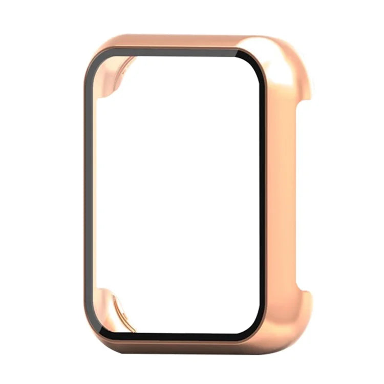For Oppo Watch 3 Watch Case Electroplated Hard PC Cover with Tempered Glass Screen Film