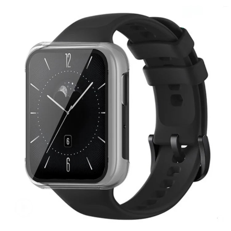 For Oppo Watch 3 Watch Case Electroplated Hard PC Cover with Tempered Glass Screen Film