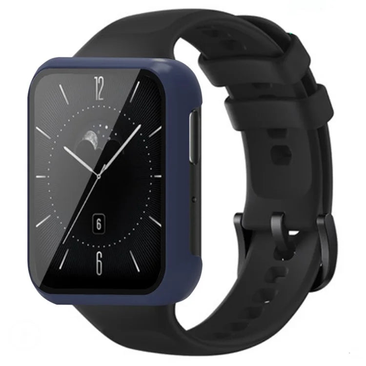 For Oppo Watch 3 Watch Case Electroplated Hard PC Cover with Tempered Glass Screen Film