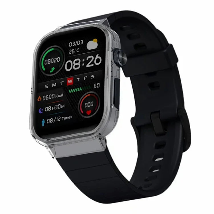 For Mibro Watch T1 Case PC Half-Wrapped Watch Protective Frame