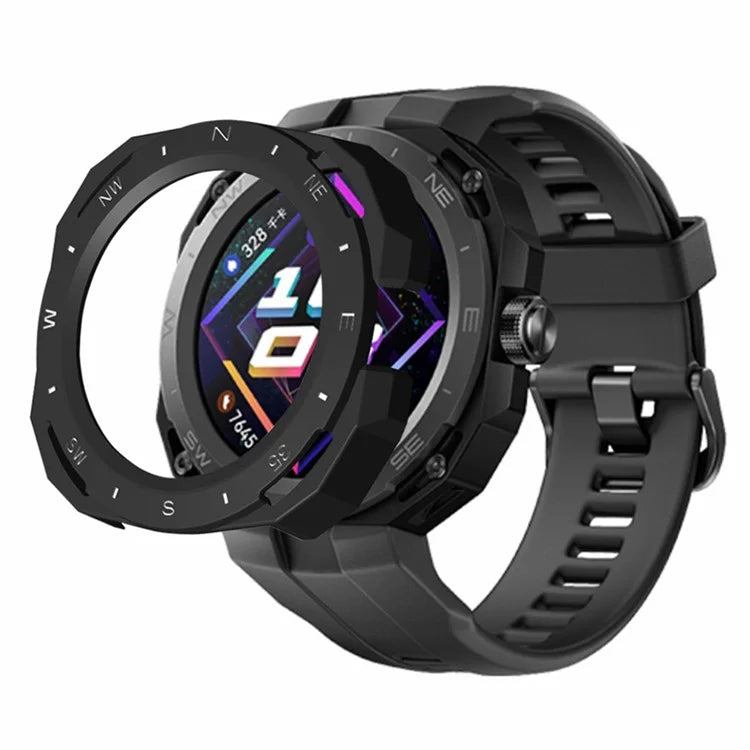 For Huawei Watch GT Cyber Hard PC Watch Frame Hollow Protective Case Cover