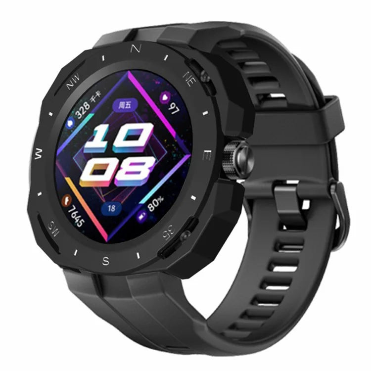 For Huawei Watch GT Cyber Hard PC Watch Frame Hollow Protective Case Cover