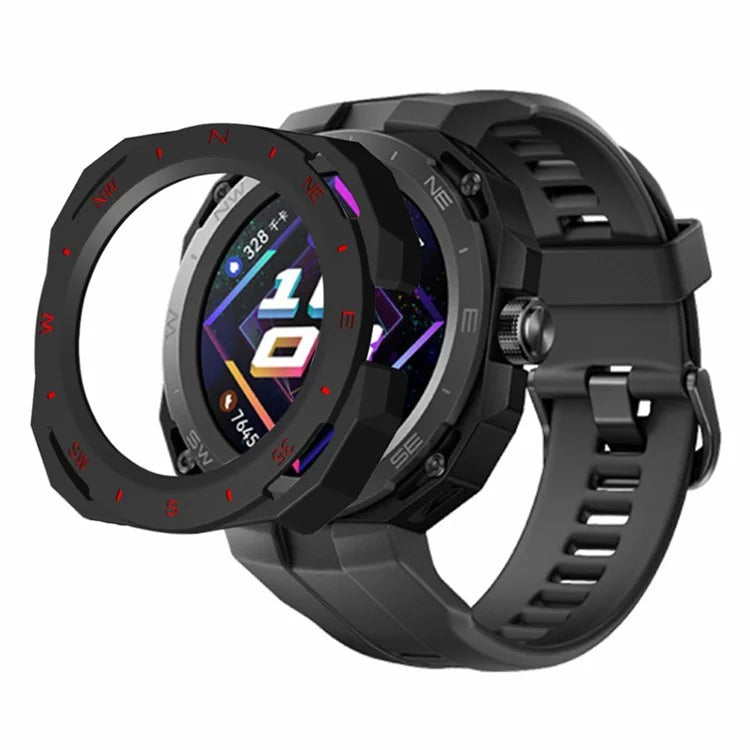 For Huawei Watch GT Cyber Hard PC Watch Frame Hollow Protective Case Cover
