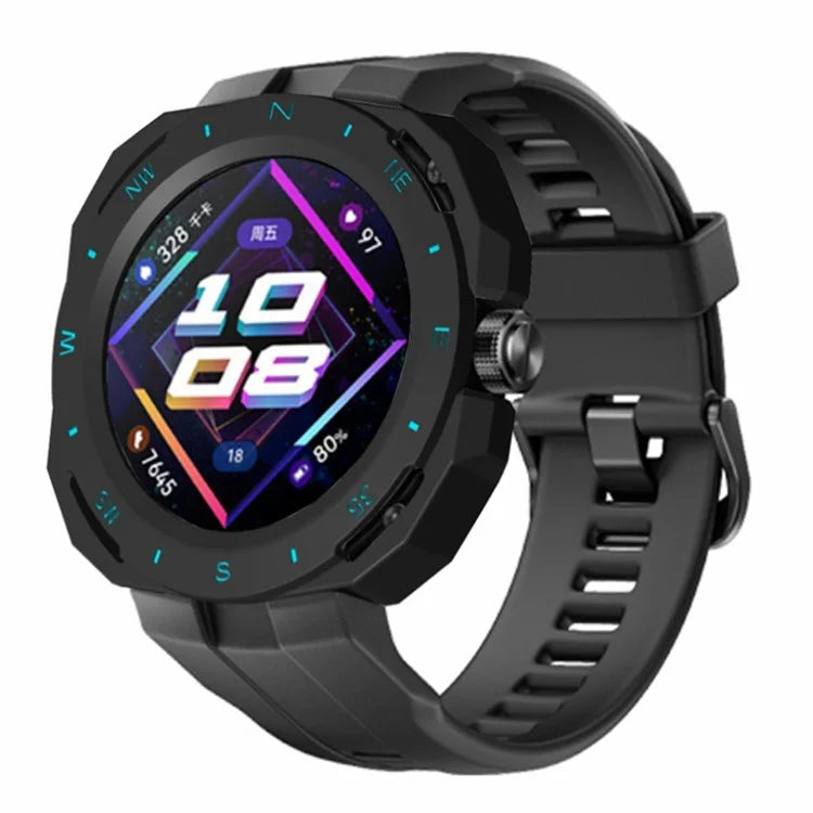 For Huawei Watch GT Cyber Hard PC Watch Frame Hollow Protective Case Cover