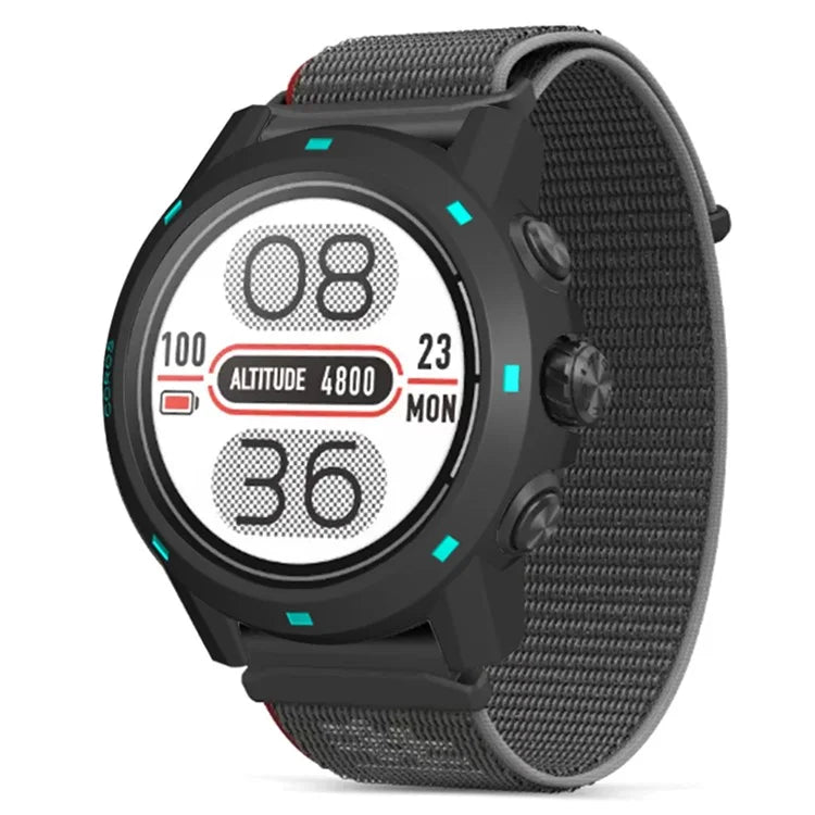 For Coros Apex 2 Pro Watch Frame Half Cover Hard PC Protective Case+Blue