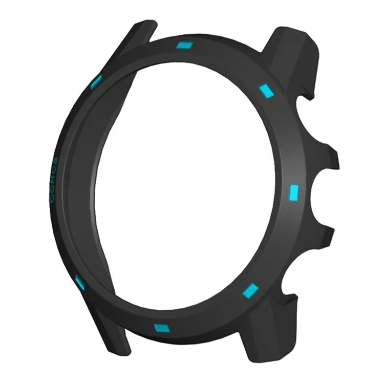 For Coros Apex 2 Pro Watch Frame Half Cover Hard PC Protective Case+Blue