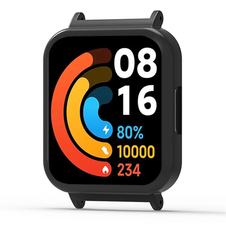 For Xiaomi Redmi Watch 2 Protective PC Frame Cover with 20mm Adapter Connector