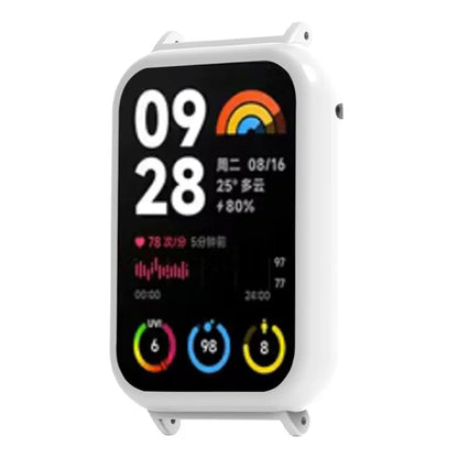 For Xiaomi Smart Band 8 Pro Watch Case Hard PC Frame Cover with 20mm Adapter Connector