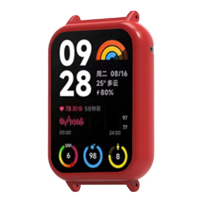 For Xiaomi Smart Band 8 Pro Watch Case Hard PC Frame Cover with 20mm Adapter Connector