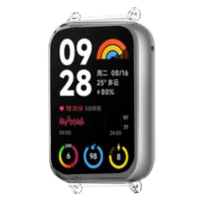 For Xiaomi Smart Band 8 Pro Watch Case Hard PC Frame Cover with 20mm Adapter Connector