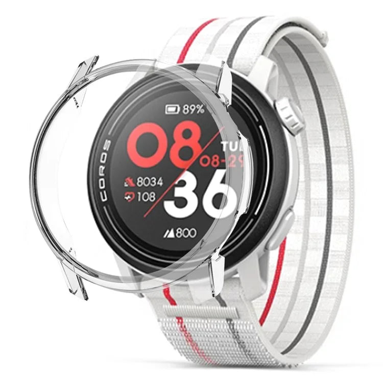 For Coros Pace 3 Watch Protective Cover Hard PC Half-Cover Drop-resistant Frame