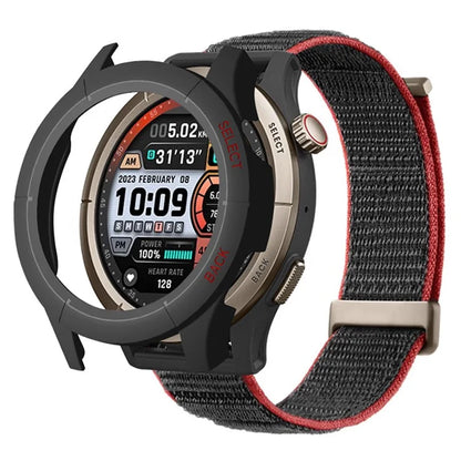 For Huami Amazfit Cheetah Pro Frame PC Cover Watch Protector+Red