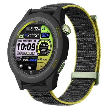 For Huami Amazfit Cheetah Pro Frame PC Cover Watch Protector+Yellow