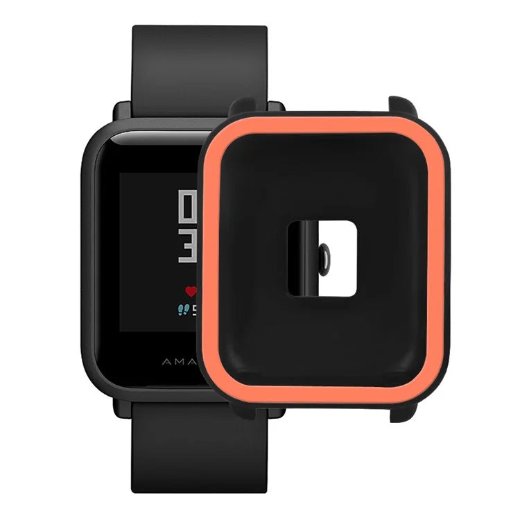 For Huami Amazfit Bip / Bip Lite Protective Edge Case Dual Color Silicone Watch Cover