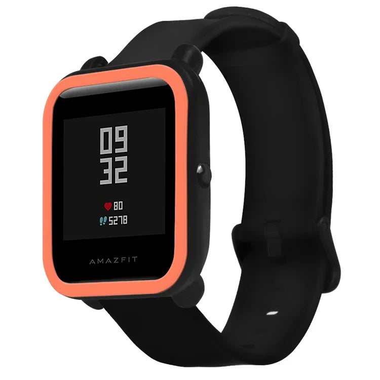 For Huami Amazfit Bip / Bip Lite Protective Edge Case Dual Color Silicone Watch Cover