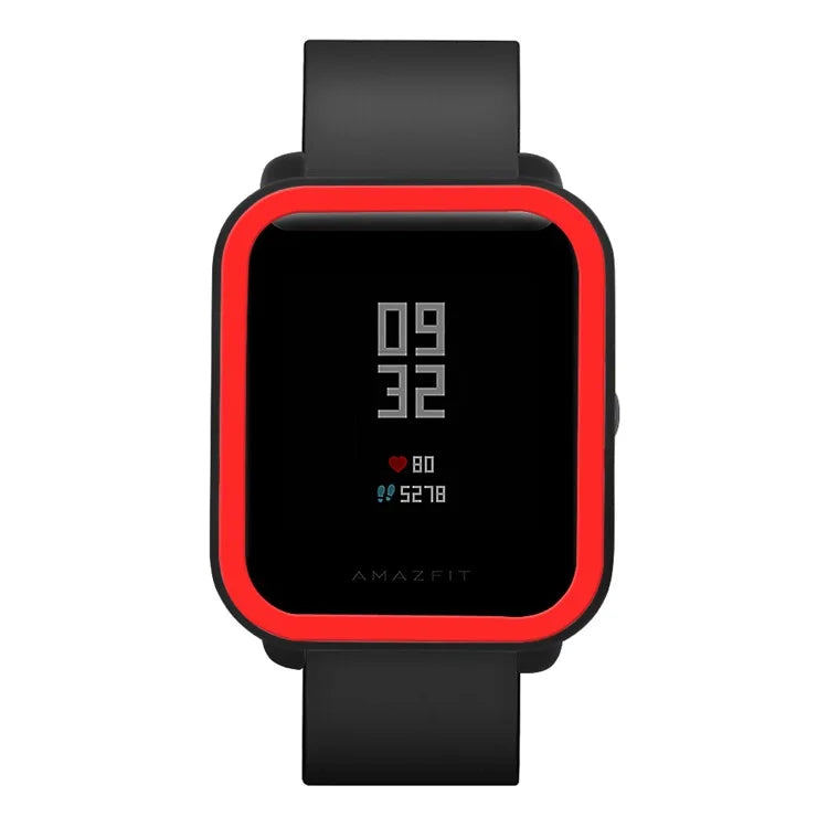 For Huami Amazfit Bip / Bip Lite Protective Edge Case Dual Color Silicone Watch Cover