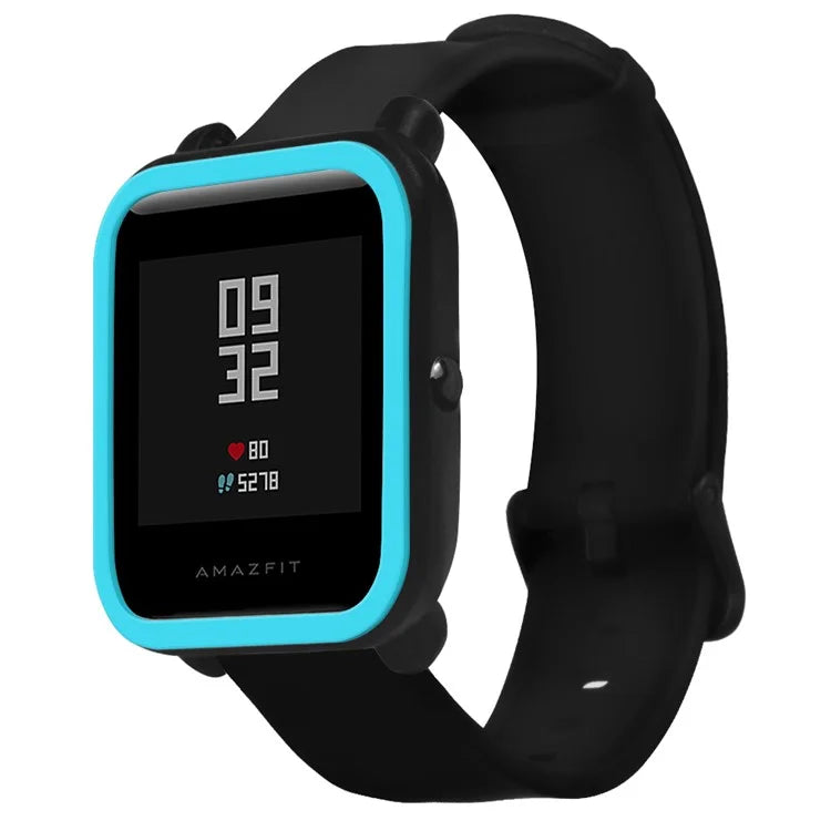 For Huami Amazfit Bip / Bip Lite Protective Edge Case Dual Color Silicone Watch Cover
