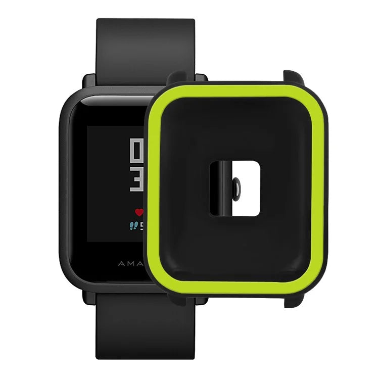 For Huami Amazfit Bip / Bip Lite Protective Edge Case Dual Color Silicone Watch Cover