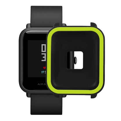 For Huami Amazfit Bip / Bip Lite Protective Edge Case Dual Color Silicone Watch Cover