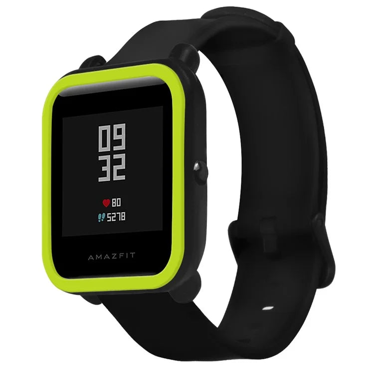 For Huami Amazfit Bip / Bip Lite Protective Edge Case Dual Color Silicone Watch Cover