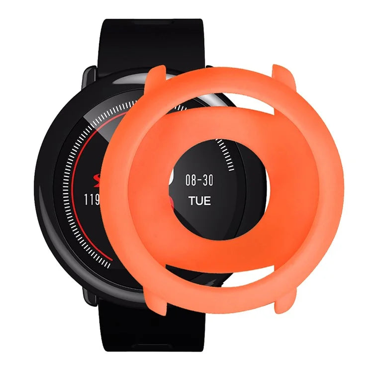 For Huami Amazfit Pace Silicone Protective Frame Soft Anti-Scratch Watch Cover