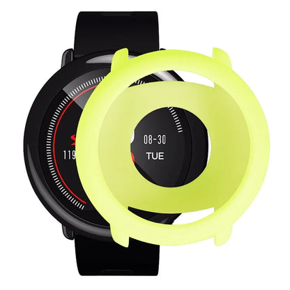 For Huami Amazfit Pace Silicone Protective Frame Soft Anti-Scratch Watch Cover