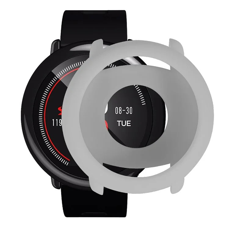 For Huami Amazfit Pace Silicone Protective Frame Soft Anti-Scratch Watch Cover
