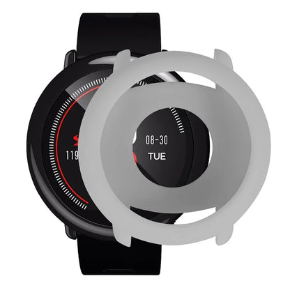For Huami Amazfit Pace Silicone Protective Frame Soft Anti-Scratch Watch Cover