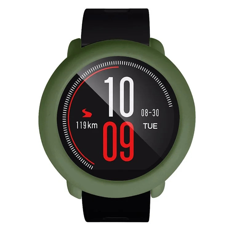 For Huami Amazfit Pace Silicone Protective Frame Soft Anti-Scratch Watch Cover