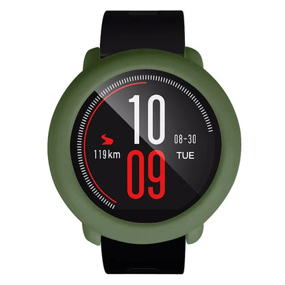 For Huami Amazfit Pace Silicone Protective Frame Soft Anti-Scratch Watch Cover