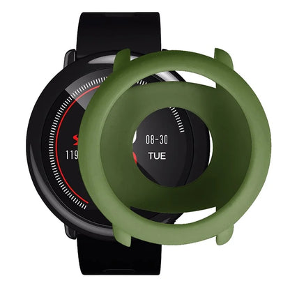 For Huami Amazfit Pace Silicone Protective Frame Soft Anti-Scratch Watch Cover