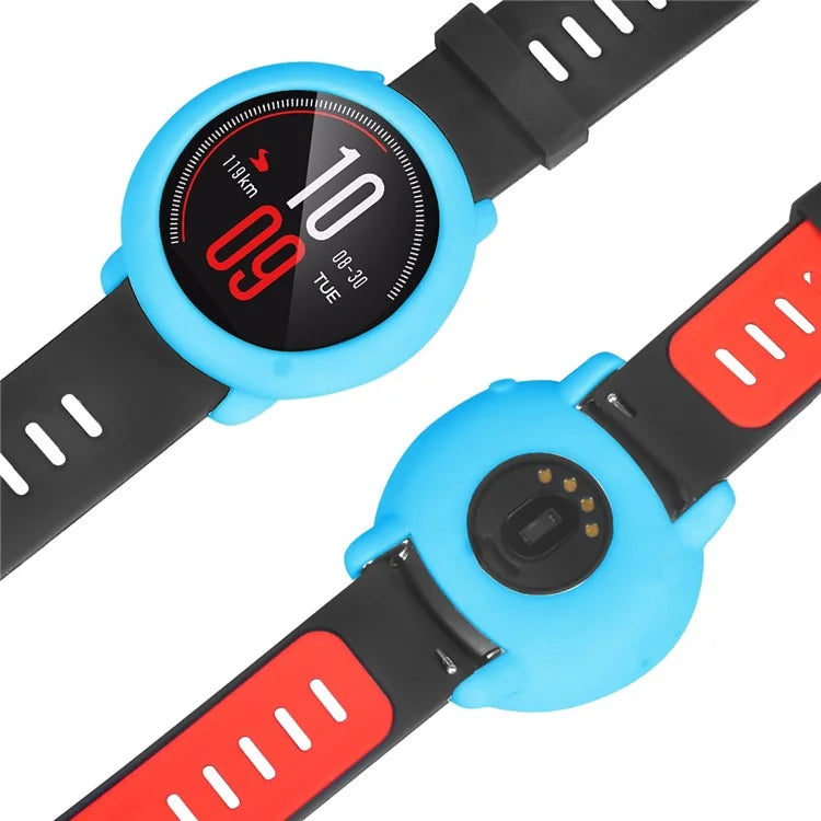 For Huami Amazfit Pace Silicone Protective Frame Soft Anti-Scratch Watch Cover