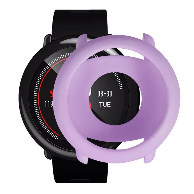 For Huami Amazfit Pace Silicone Protective Frame Soft Anti-Scratch Watch Cover