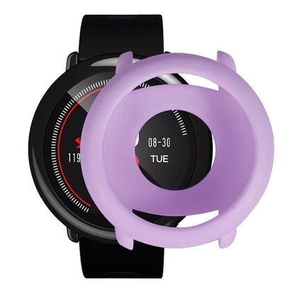 For Huami Amazfit Pace Silicone Protective Frame Soft Anti-Scratch Watch Cover