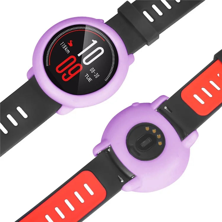 For Huami Amazfit Pace Silicone Protective Frame Soft Anti-Scratch Watch Cover